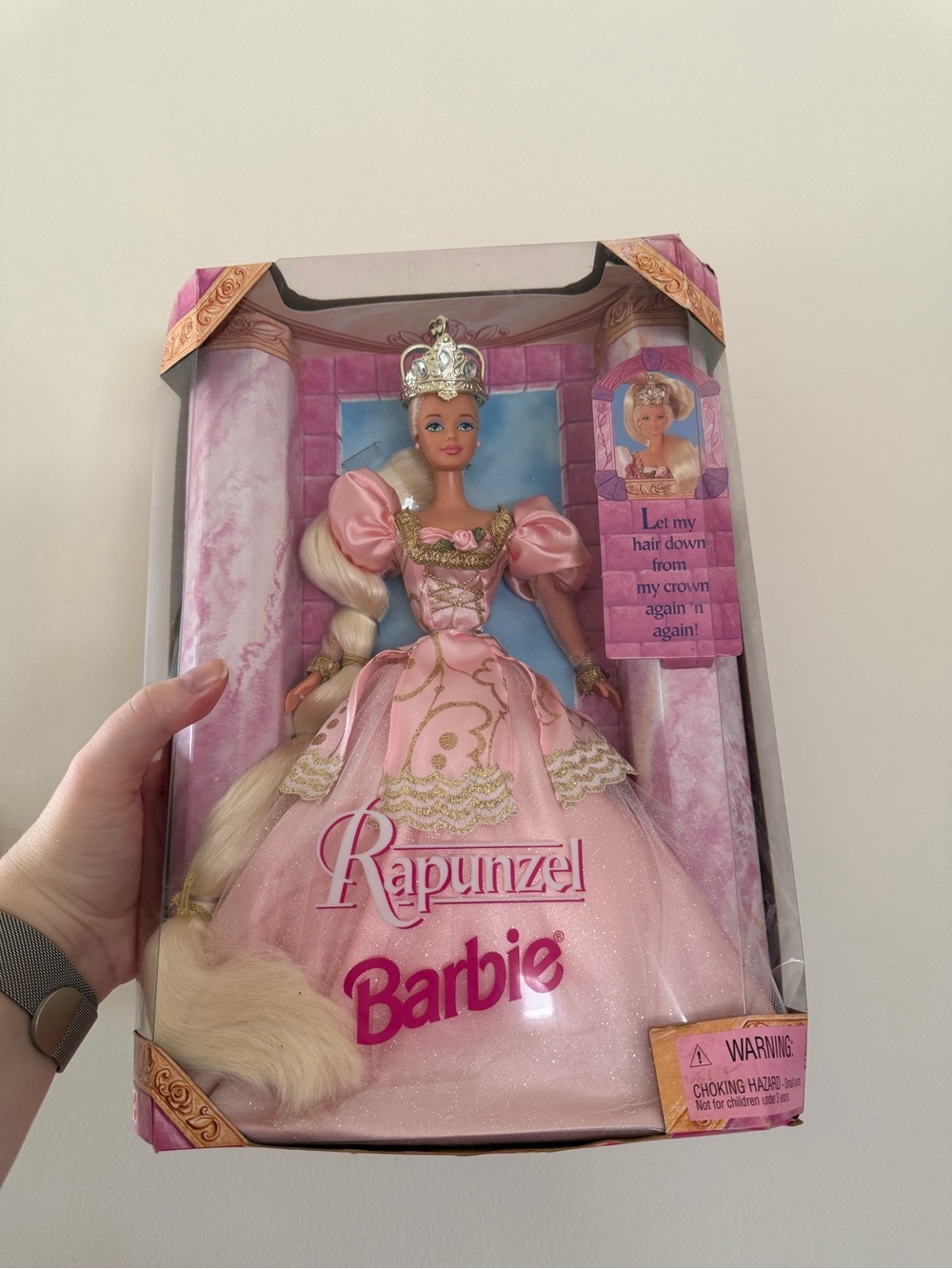 Barbie Rapunzel Doll - Pink and Gold Princess Gown